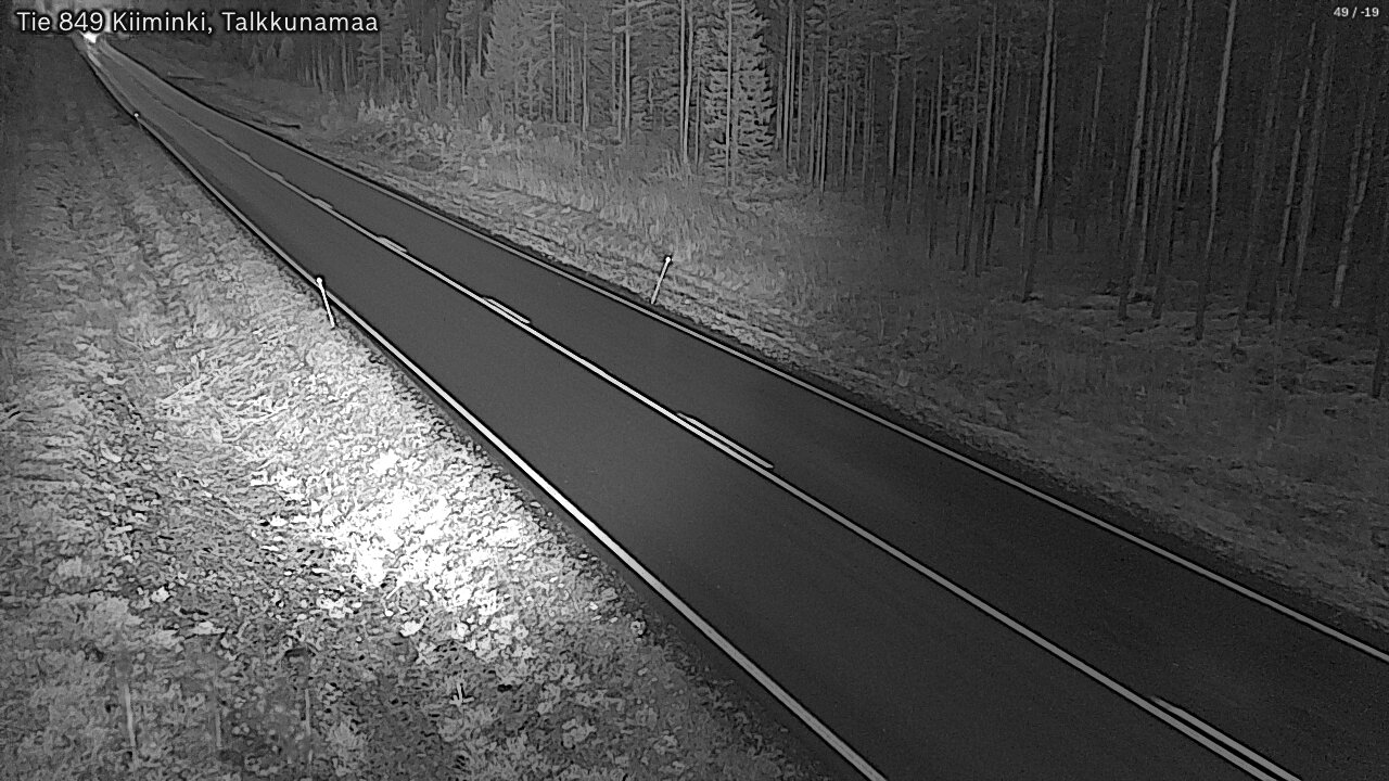 Kelikamerat Kuva Tie 849 Kiiminki, Talkkunamaa, Oulu, Pohjois-Pohjanmaa