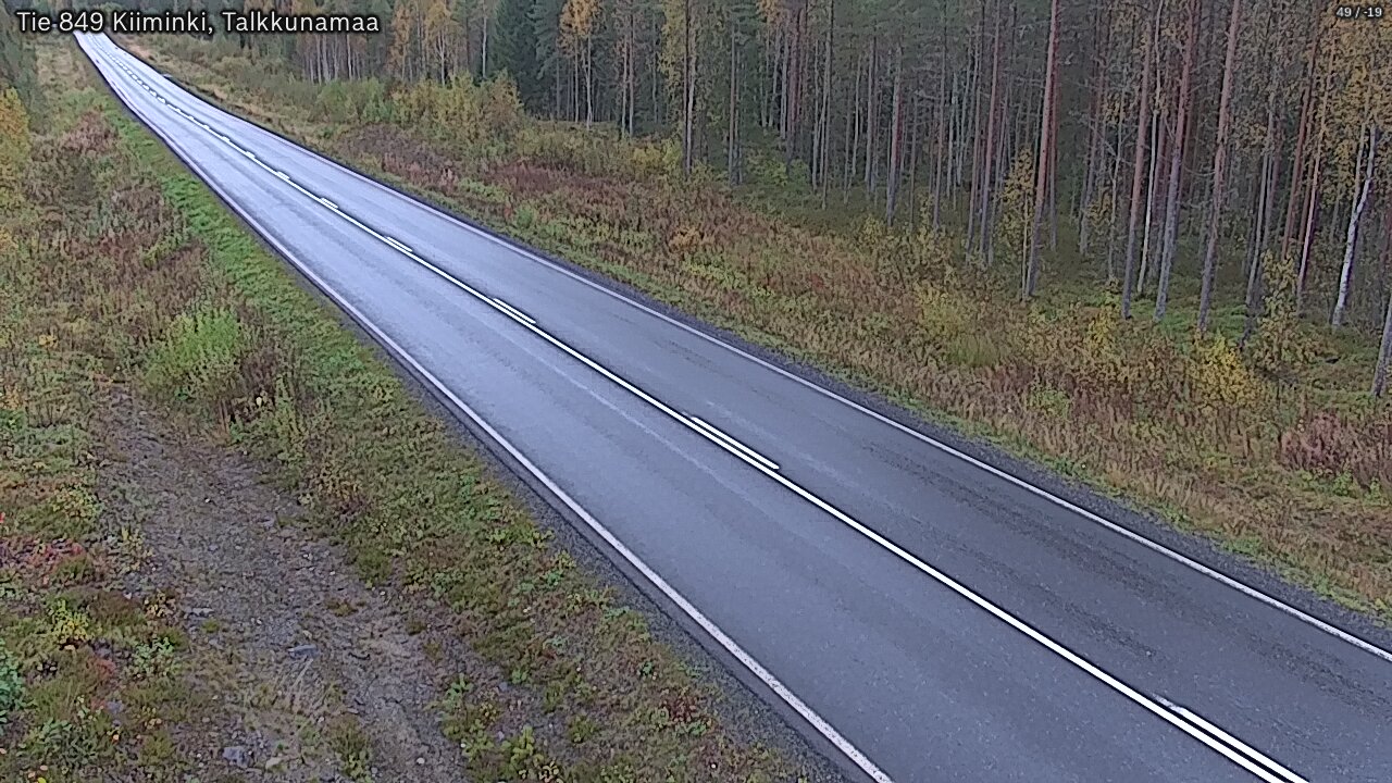Kelikamerat Kuva Tie 849 Kiiminki, Talkkunamaa, Oulu, Pohjois-Pohjanmaa