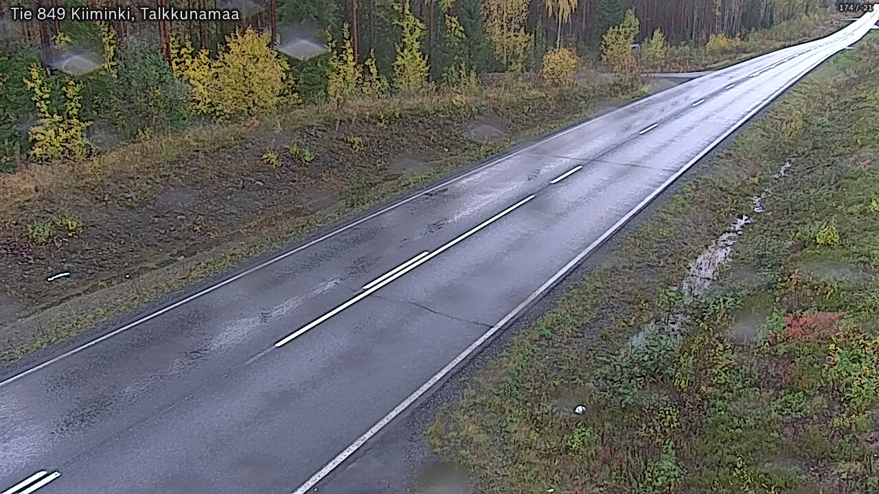 Weather Camera Image Road 849 Kiiminki, Talkkunamaa, Oulu, Pohjois-Pohjanmaa