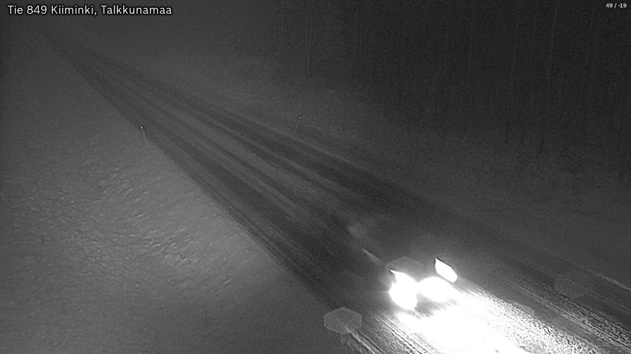 Weather Camera Image Road 849 Kiiminki, Talkkunamaa, Oulu, Pohjois-Pohjanmaa