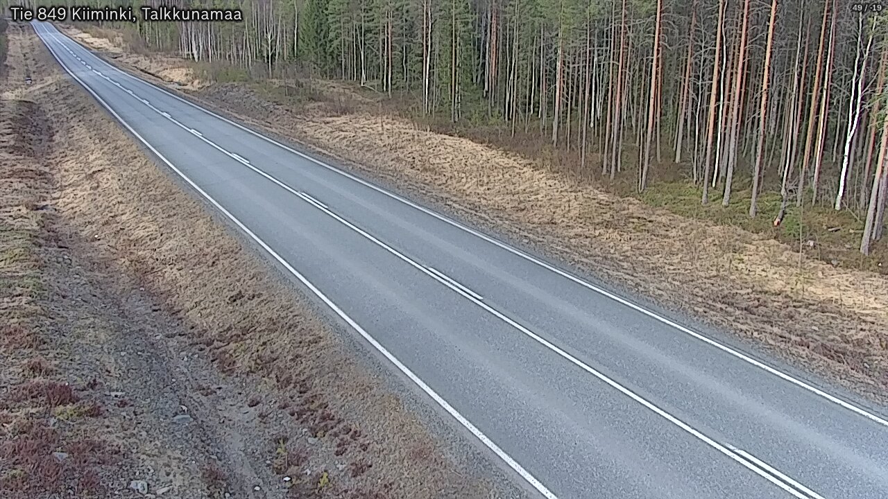Kelikamerat Kuva Tie 849 Kiiminki, Talkkunamaa, Oulu, Pohjois-Pohjanmaa