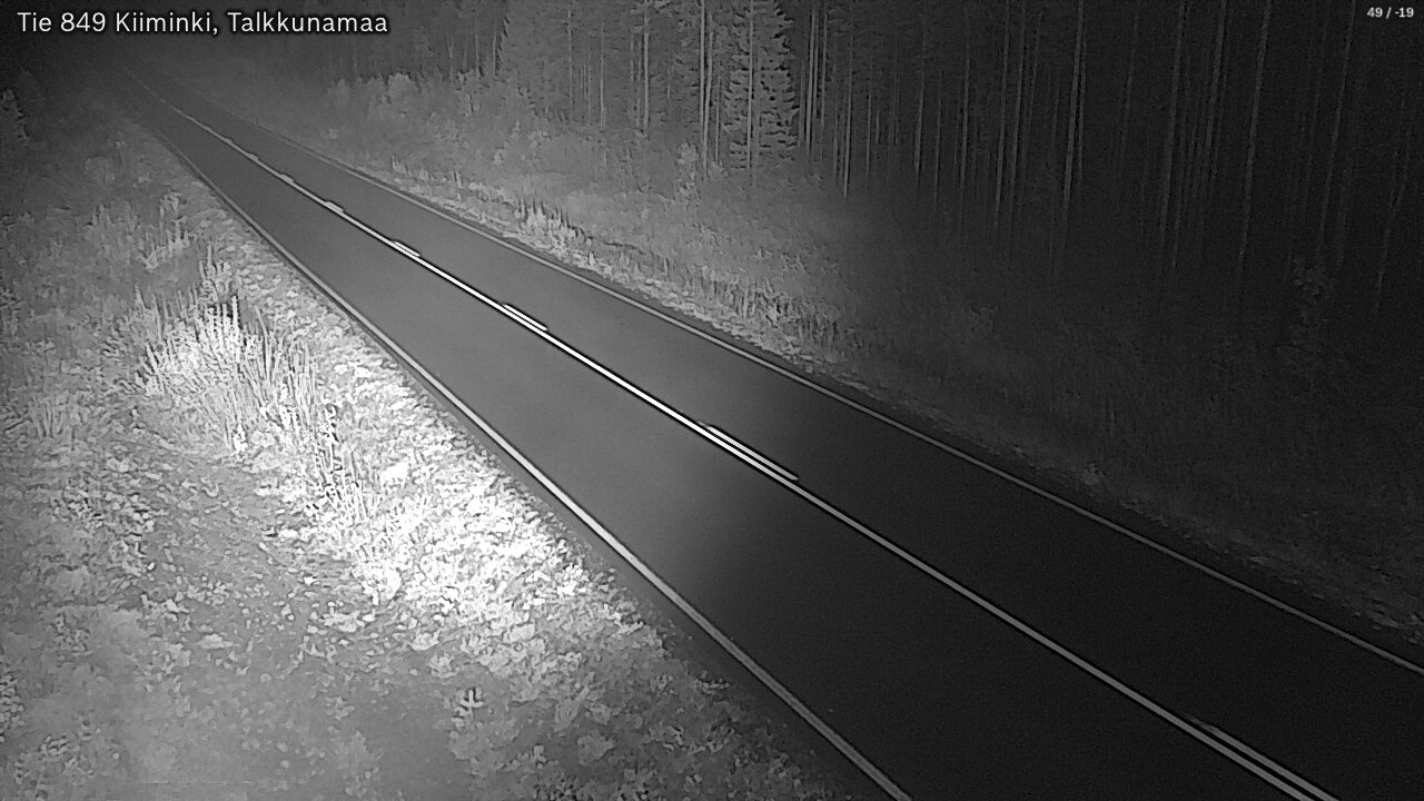 Kelikamerat Kuva Tie 849 Kiiminki, Talkkunamaa, Oulu, Pohjois-Pohjanmaa