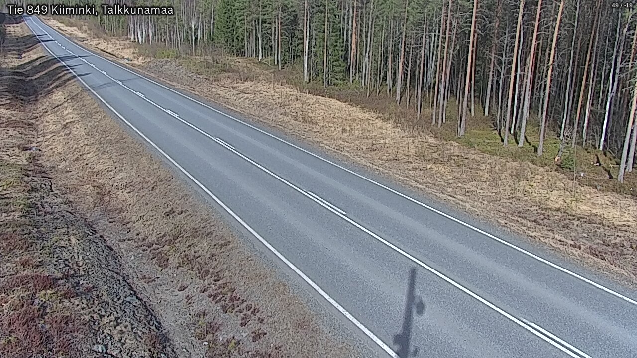 Kelikamerat Kuva Tie 849 Kiiminki, Talkkunamaa, Oulu, Pohjois-Pohjanmaa