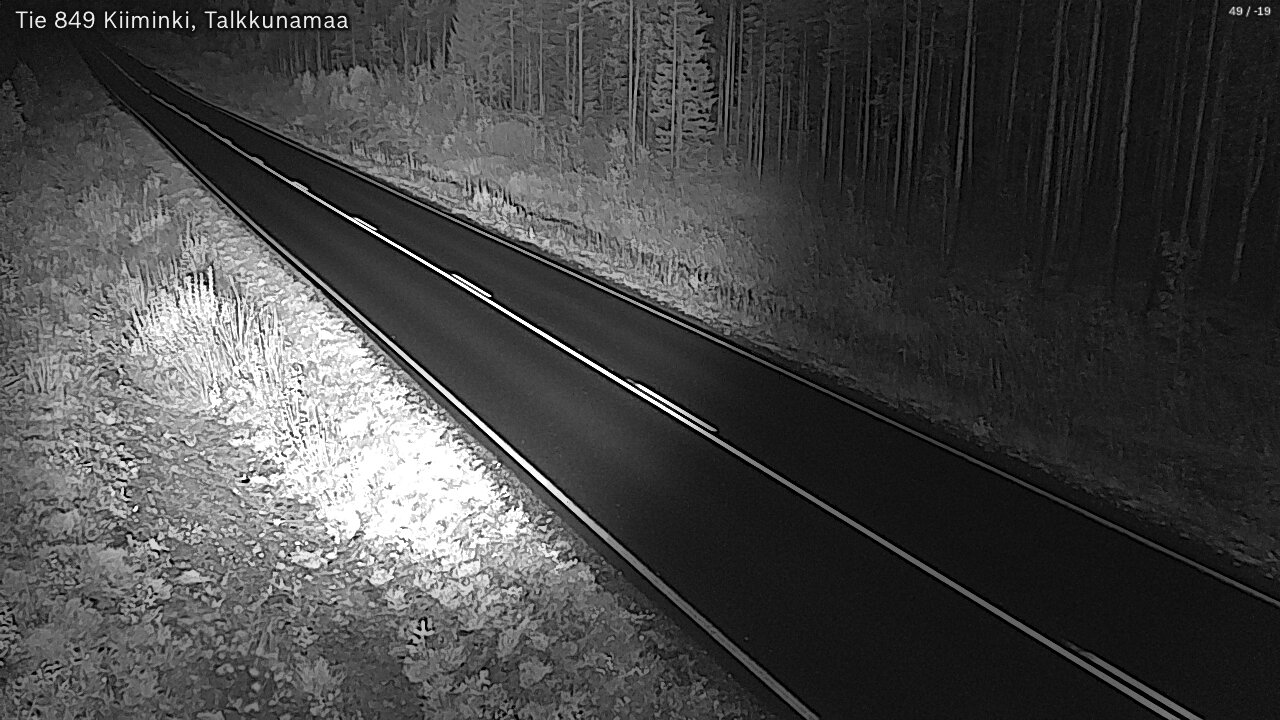 Kelikamerat Kuva Tie 849 Kiiminki, Talkkunamaa, Oulu, Pohjois-Pohjanmaa