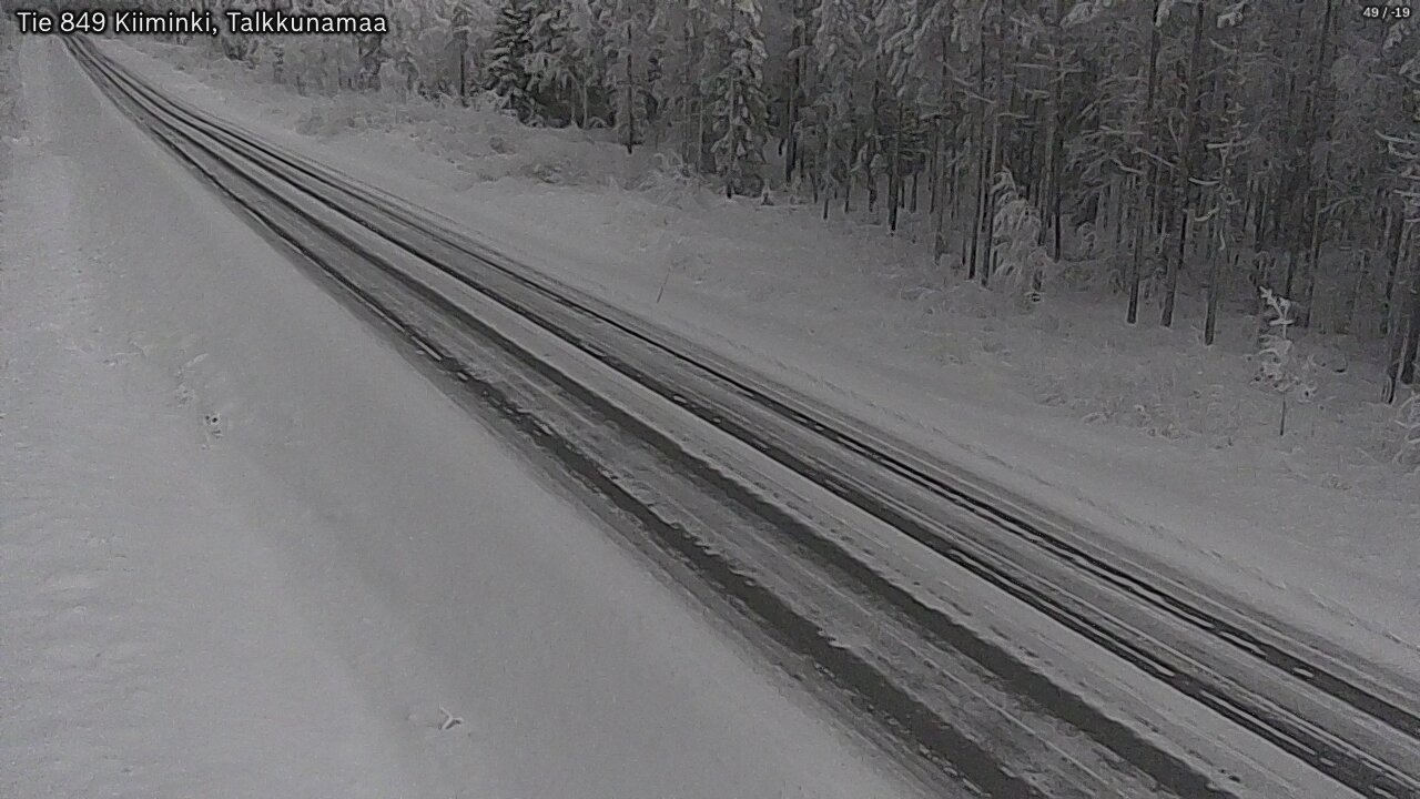 Kelikamerat Kuva Tie 849 Kiiminki, Talkkunamaa, Oulu, Pohjois-Pohjanmaa