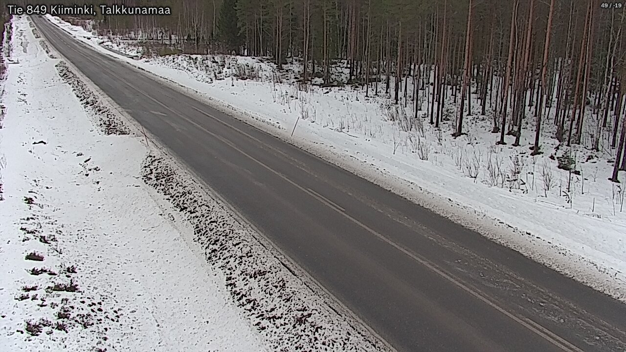 Kelikamerat Kuva Tie 849 Kiiminki, Talkkunamaa, Oulu, Pohjois-Pohjanmaa