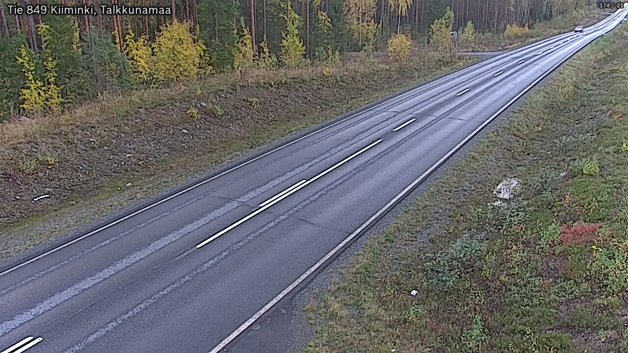 Kelikamerat Kuva Tie 849 Kiiminki, Talkkunamaa, Oulu, Pohjois-Pohjanmaa