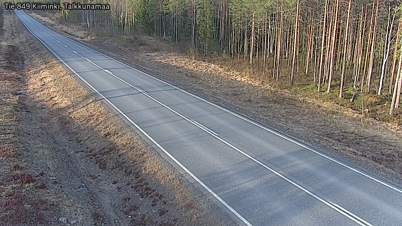Kelikamerat Kuva Tie 849 Kiiminki, Talkkunamaa, Oulu, Pohjois-Pohjanmaa