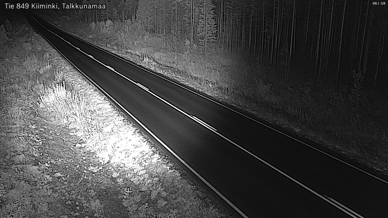 Kelikamerat Kuva Tie 849 Kiiminki, Talkkunamaa, Oulu, Pohjois-Pohjanmaa