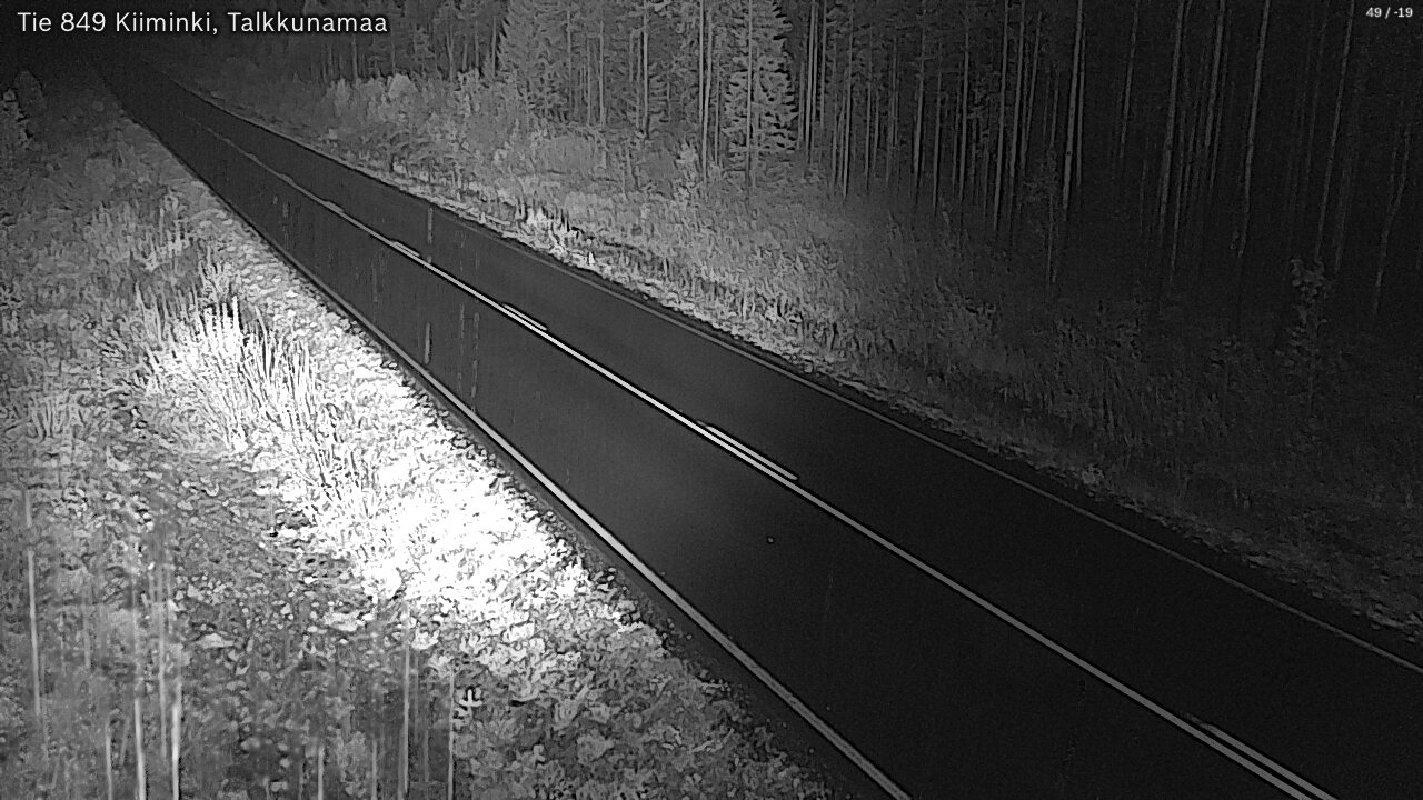 Kelikamerat Kuva Tie 849 Kiiminki, Talkkunamaa, Oulu, Pohjois-Pohjanmaa