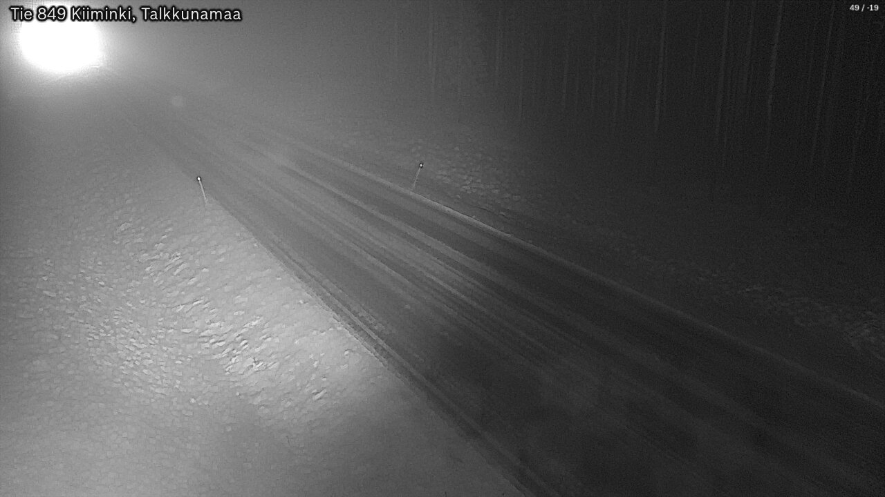 Weather Camera Image Road 849 Kiiminki, Talkkunamaa, Oulu, Pohjois-Pohjanmaa