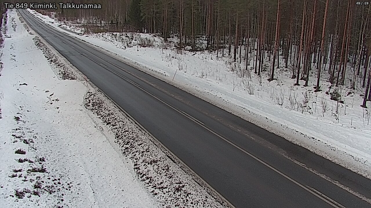 Kelikamerat Kuva Tie 849 Kiiminki, Talkkunamaa, Oulu, Pohjois-Pohjanmaa