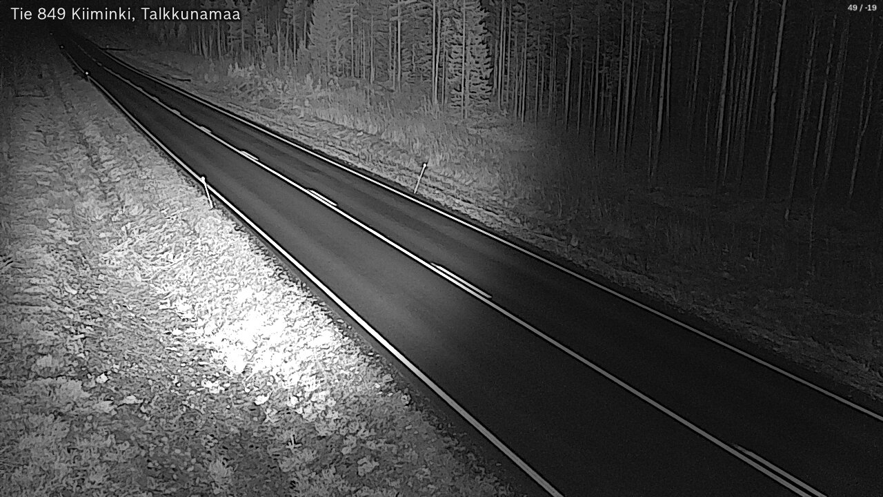 Kelikamerat Kuva Tie 849 Kiiminki, Talkkunamaa, Oulu, Pohjois-Pohjanmaa