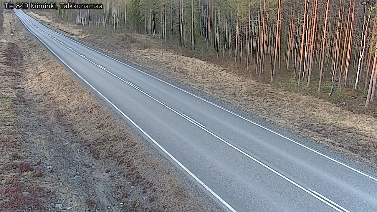 Kelikamerat Kuva Tie 849 Kiiminki, Talkkunamaa, Oulu, Pohjois-Pohjanmaa