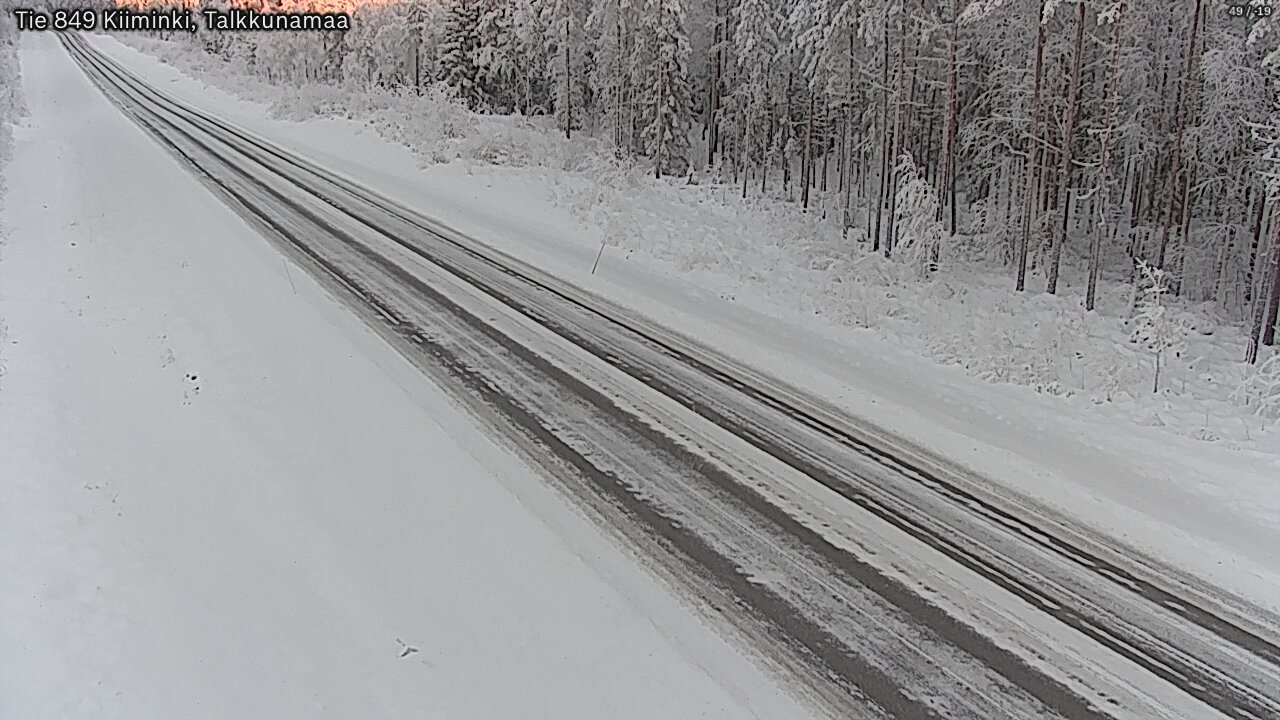 Kelikamerat Kuva Tie 849 Kiiminki, Talkkunamaa, Oulu, Pohjois-Pohjanmaa