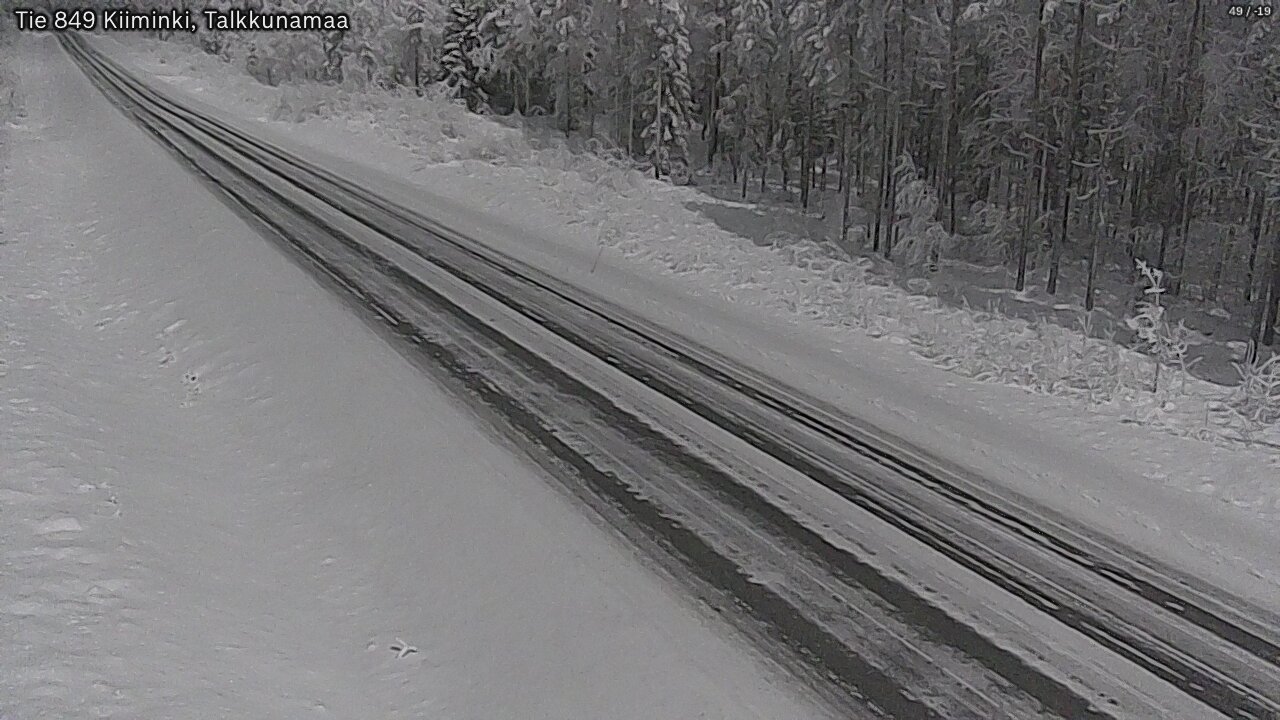 Kelikamerat Kuva Tie 849 Kiiminki, Talkkunamaa, Oulu, Pohjois-Pohjanmaa
