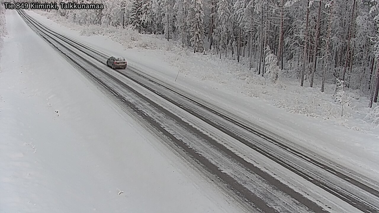 Weather Camera Image Road 849 Kiiminki, Talkkunamaa, Oulu, Pohjois-Pohjanmaa