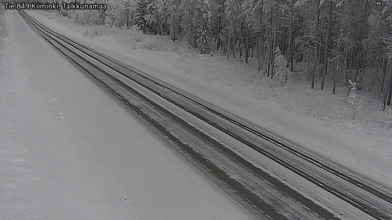 Kelikamerat Kuva Tie 849 Kiiminki, Talkkunamaa, Oulu, Pohjois-Pohjanmaa