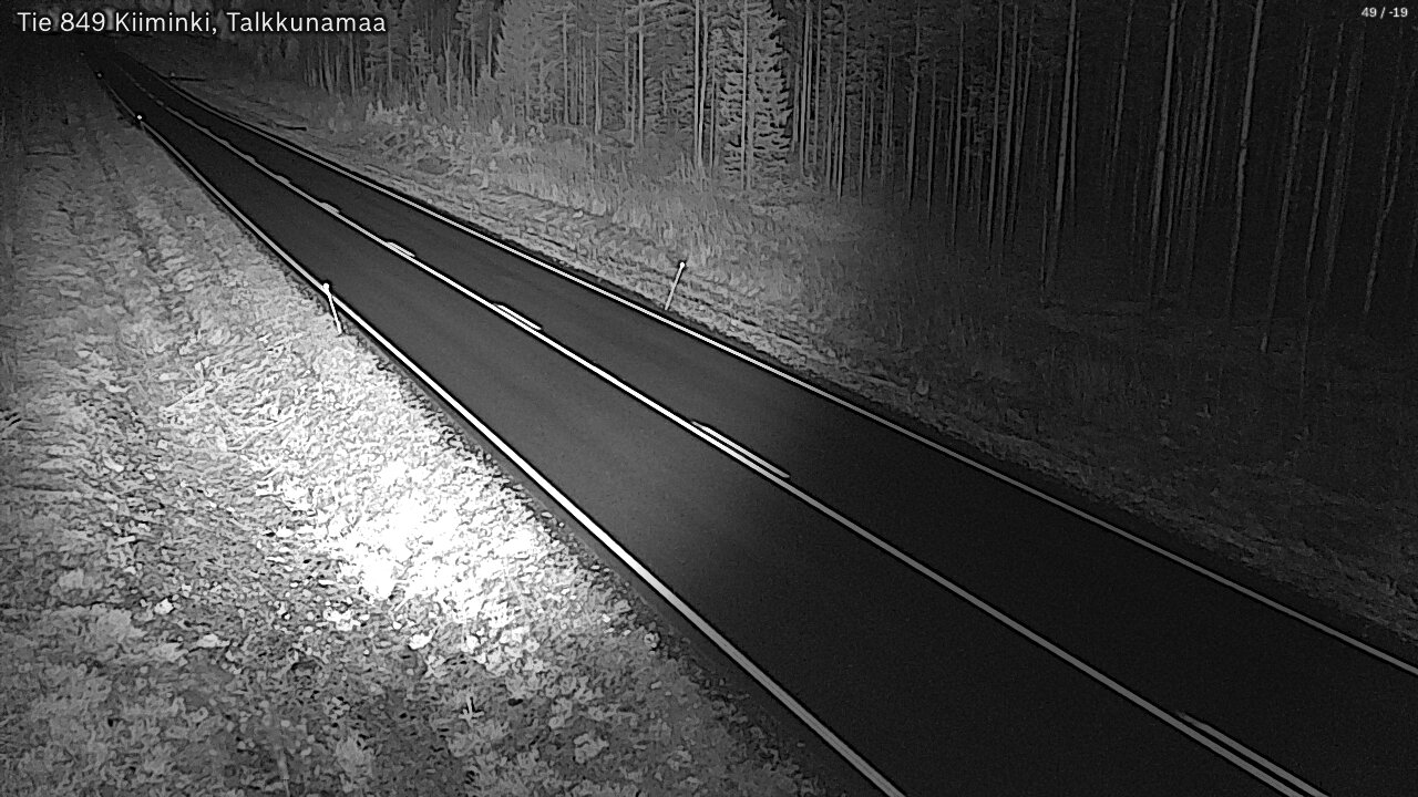 Kelikamerat Kuva Tie 849 Kiiminki, Talkkunamaa, Oulu, Pohjois-Pohjanmaa