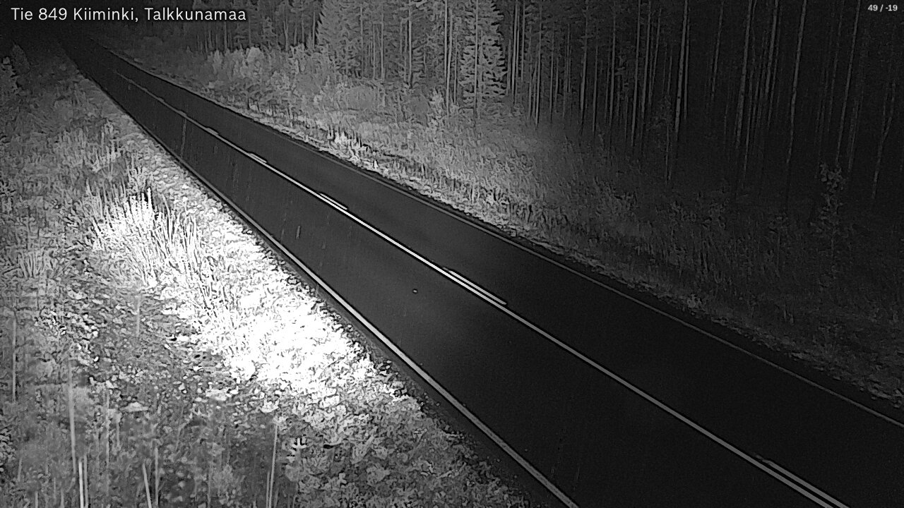 Kelikamerat Kuva Tie 849 Kiiminki, Talkkunamaa, Oulu, Pohjois-Pohjanmaa