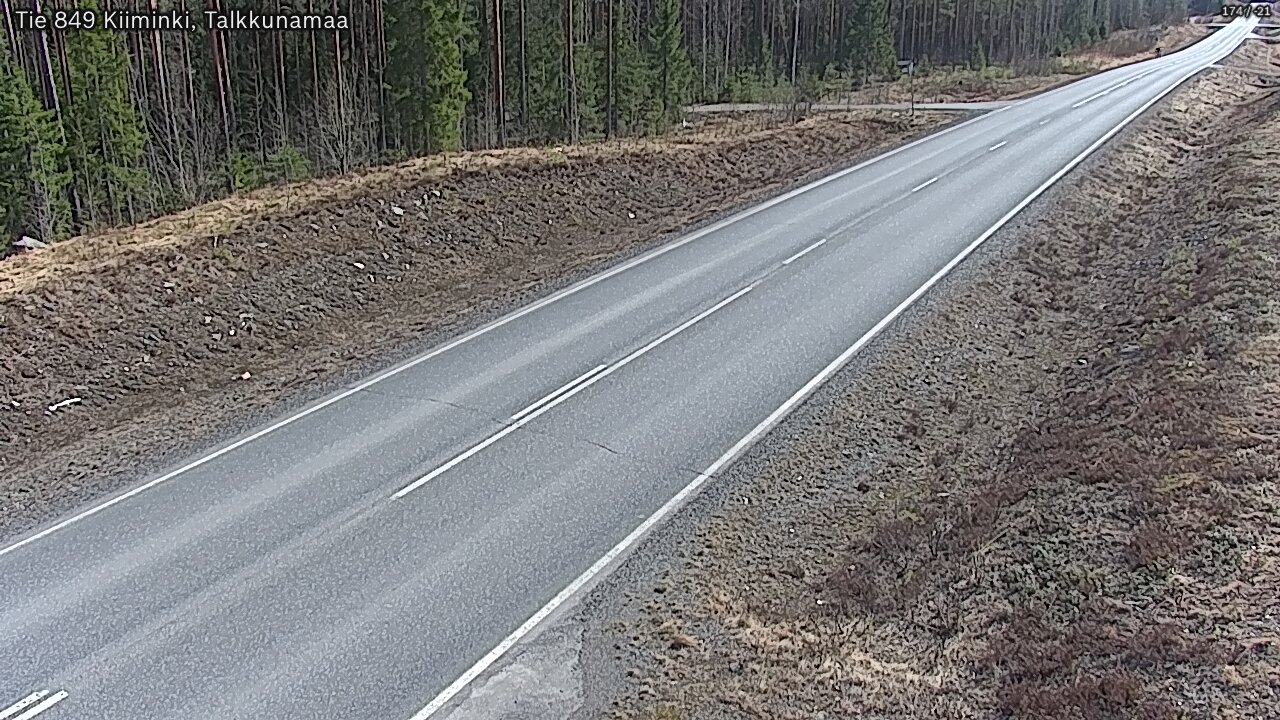 Kelikamerat Kuva Tie 849 Kiiminki, Talkkunamaa, Oulu, Pohjois-Pohjanmaa