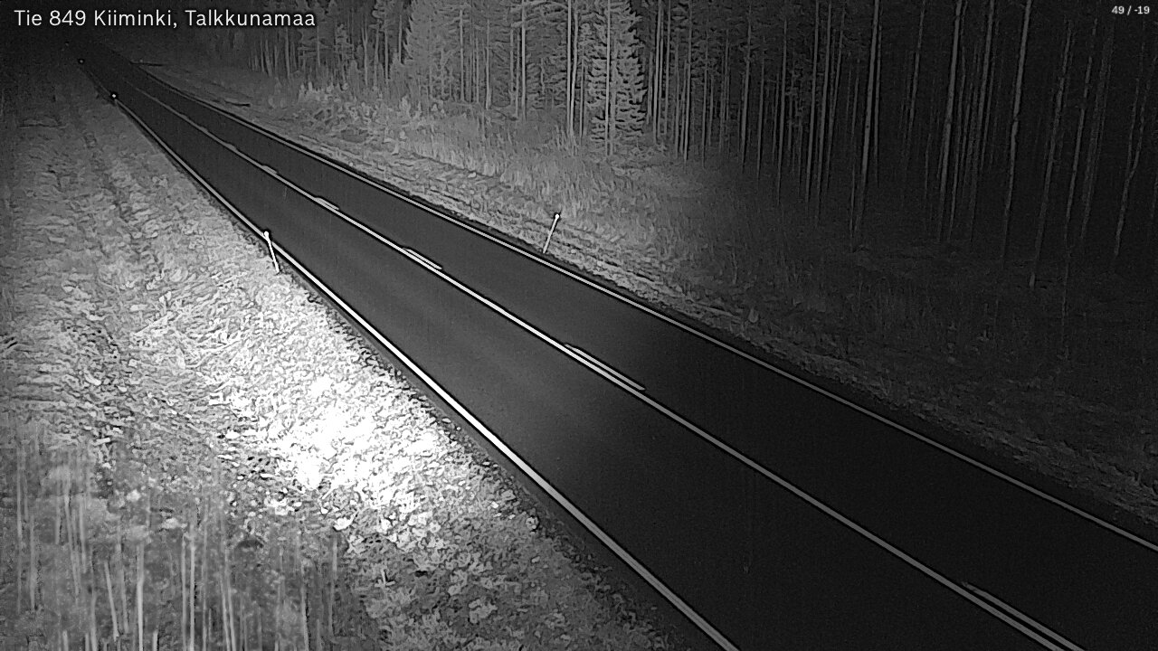 Kelikamerat Kuva Tie 849 Kiiminki, Talkkunamaa, Oulu, Pohjois-Pohjanmaa