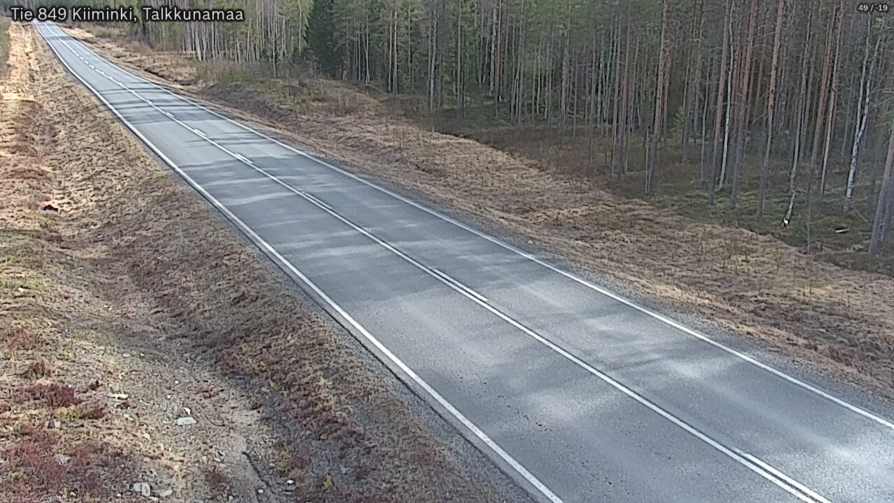 Kelikamerat Kuva Tie 849 Kiiminki, Talkkunamaa, Oulu, Pohjois-Pohjanmaa