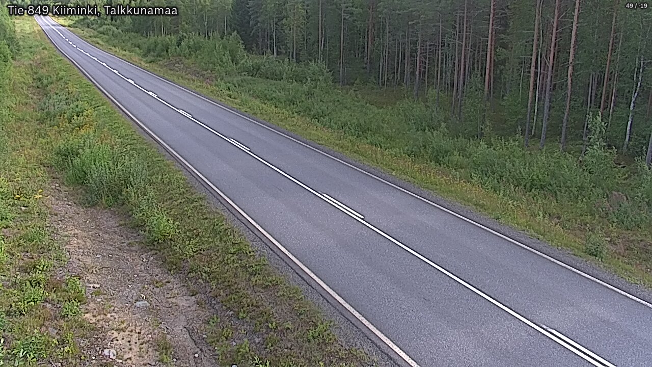Kelikamerat Kuva Tie 849 Kiiminki, Talkkunamaa, Oulu, Pohjois-Pohjanmaa
