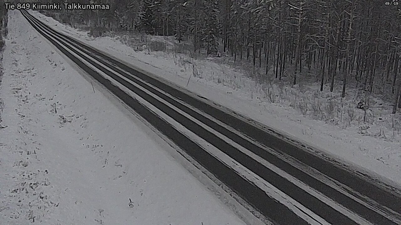 Kelikamerat Kuva Tie 849 Kiiminki, Talkkunamaa, Oulu, Pohjois-Pohjanmaa