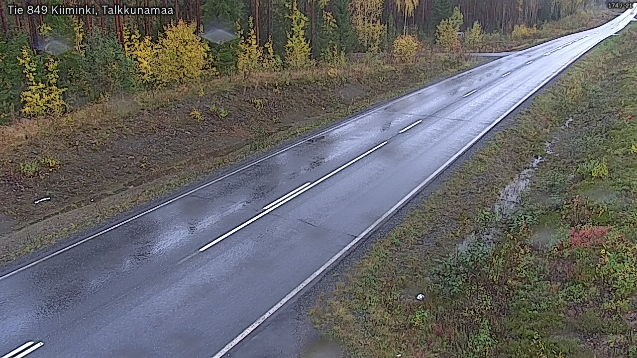 Weather Camera Image Road 849 Kiiminki, Talkkunamaa, Oulu, Pohjois-Pohjanmaa