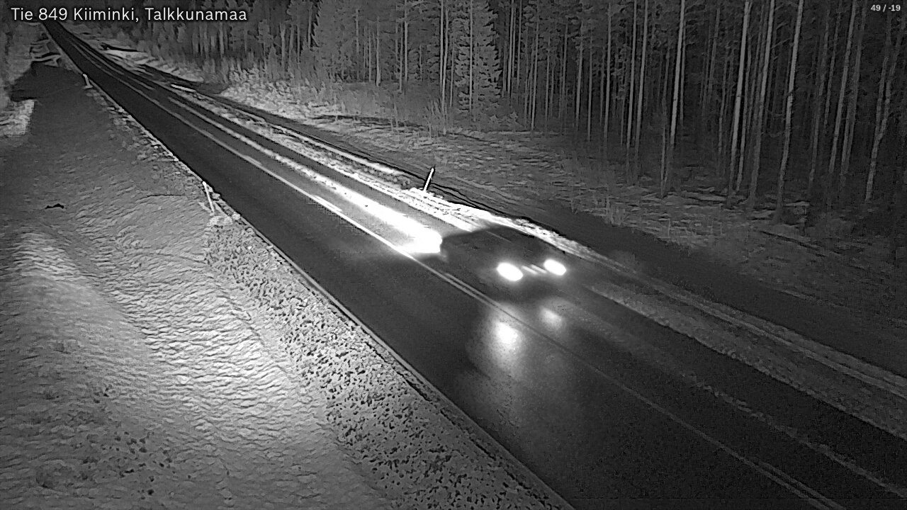 Kelikamerat Kuva Tie 849 Kiiminki, Talkkunamaa, Oulu, Pohjois-Pohjanmaa