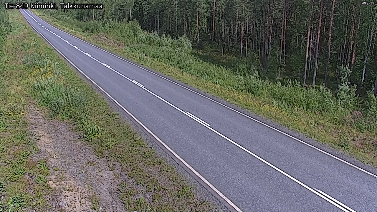 Weather Camera Image Road 849 Kiiminki, Talkkunamaa, Oulu, Pohjois-Pohjanmaa