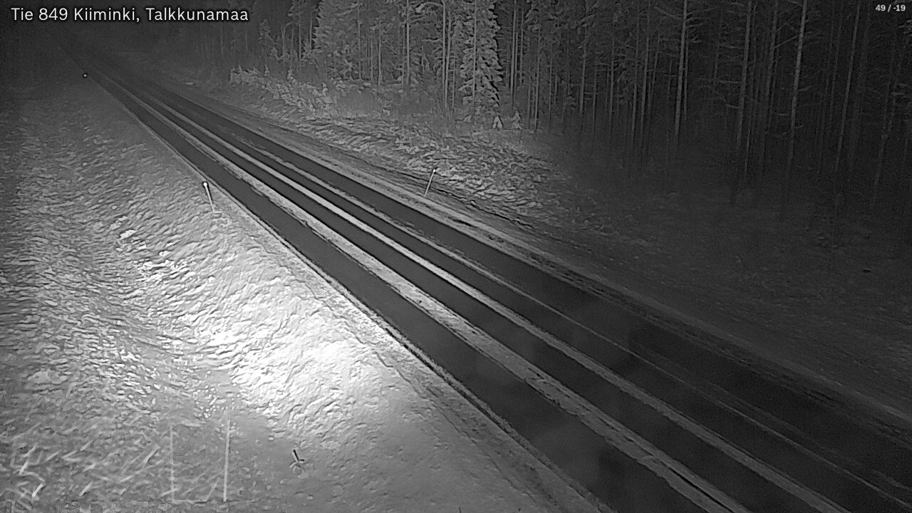 Kelikamerat Kuva Tie 849 Kiiminki, Talkkunamaa, Oulu, Pohjois-Pohjanmaa