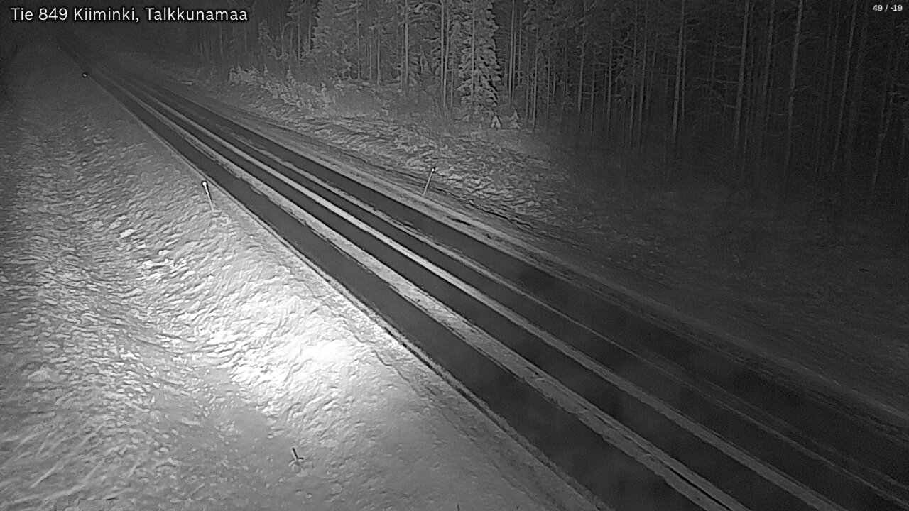 Kelikamerat Kuva Tie 849 Kiiminki, Talkkunamaa, Oulu, Pohjois-Pohjanmaa