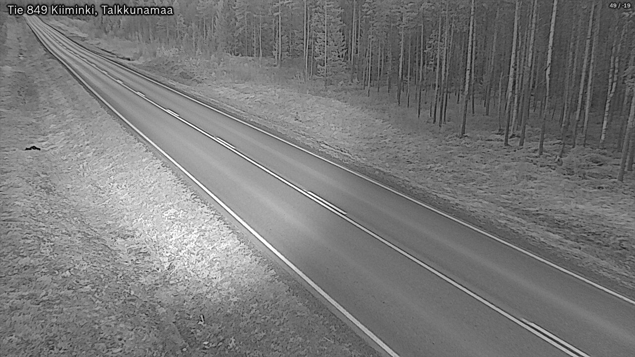Kelikamerat Kuva Tie 849 Kiiminki, Talkkunamaa, Oulu, Pohjois-Pohjanmaa