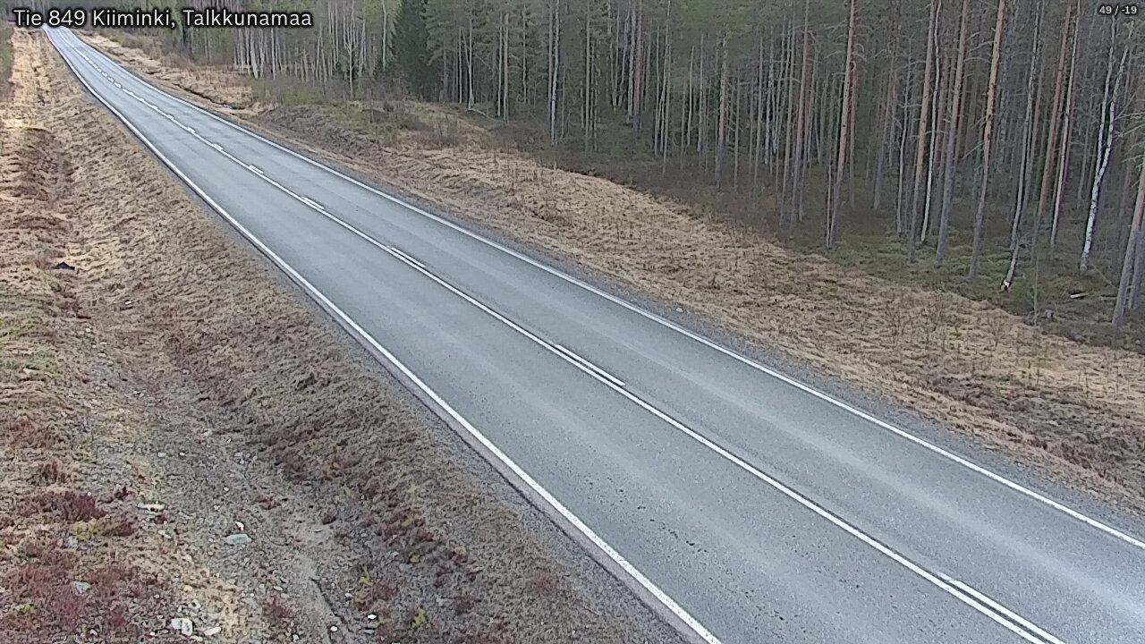 Kelikamerat Kuva Tie 849 Kiiminki, Talkkunamaa, Oulu, Pohjois-Pohjanmaa
