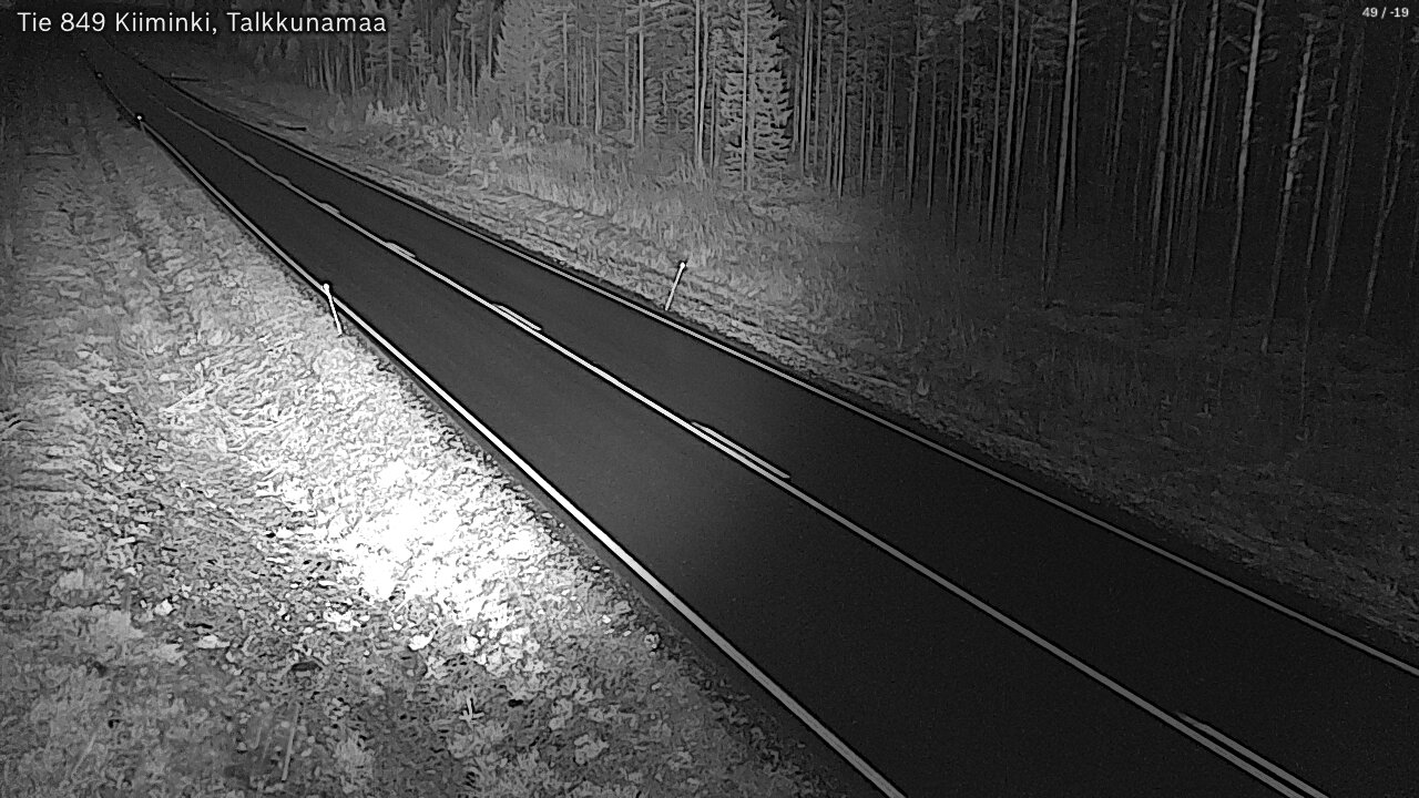 Kelikamerat Kuva Tie 849 Kiiminki, Talkkunamaa, Oulu, Pohjois-Pohjanmaa