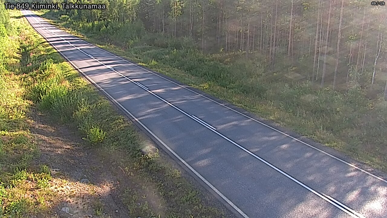 Kelikamerat Kuva Tie 849 Kiiminki, Talkkunamaa, Oulu, Pohjois-Pohjanmaa
