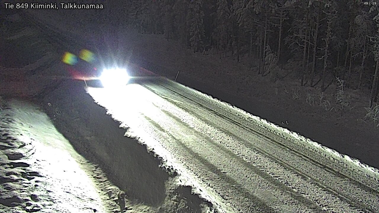 Kelikamerat Kuva Tie 849 Kiiminki, Talkkunamaa, Oulu, Pohjois-Pohjanmaa