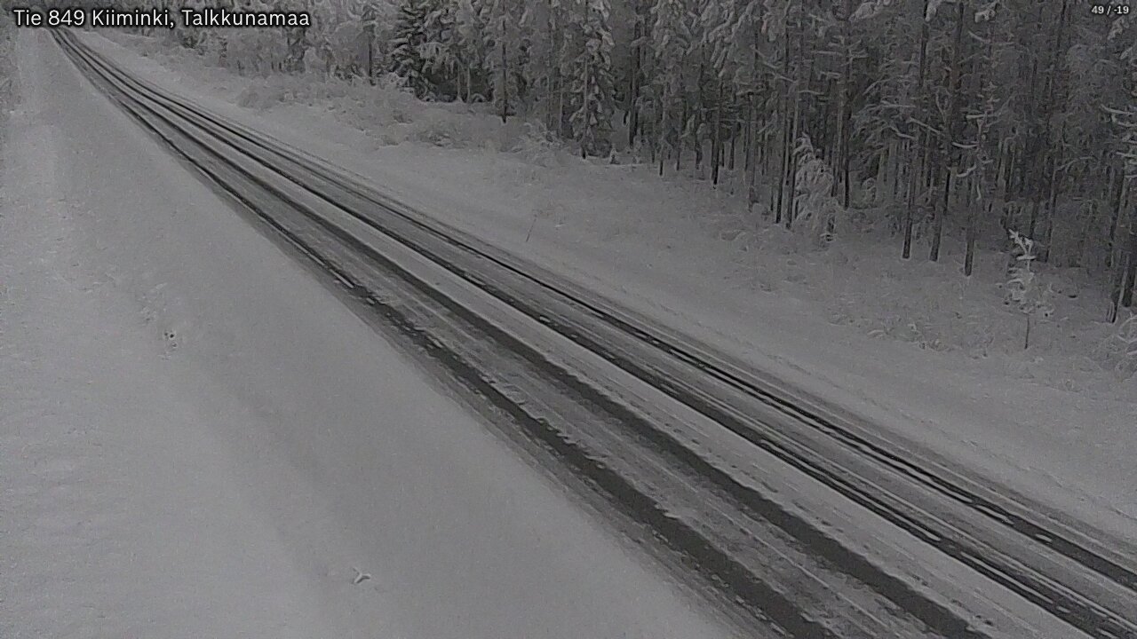 Kelikamerat Kuva Tie 849 Kiiminki, Talkkunamaa, Oulu, Pohjois-Pohjanmaa