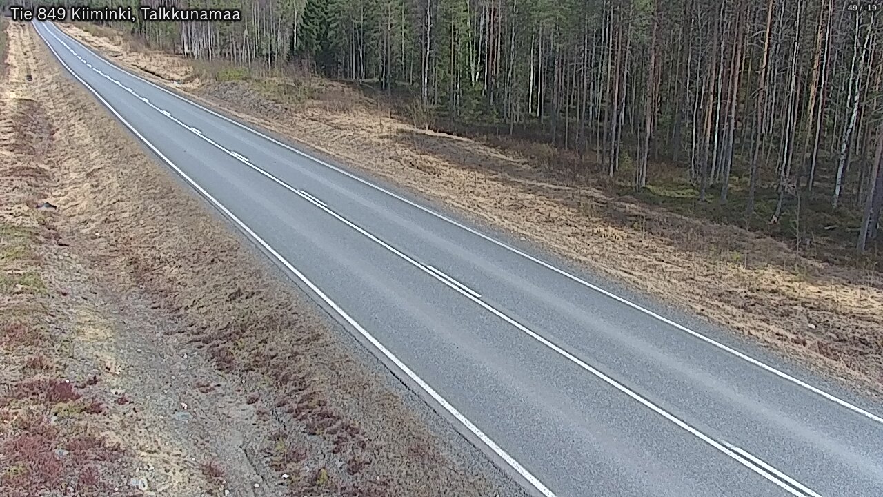 Kelikamerat Kuva Tie 849 Kiiminki, Talkkunamaa, Oulu, Pohjois-Pohjanmaa