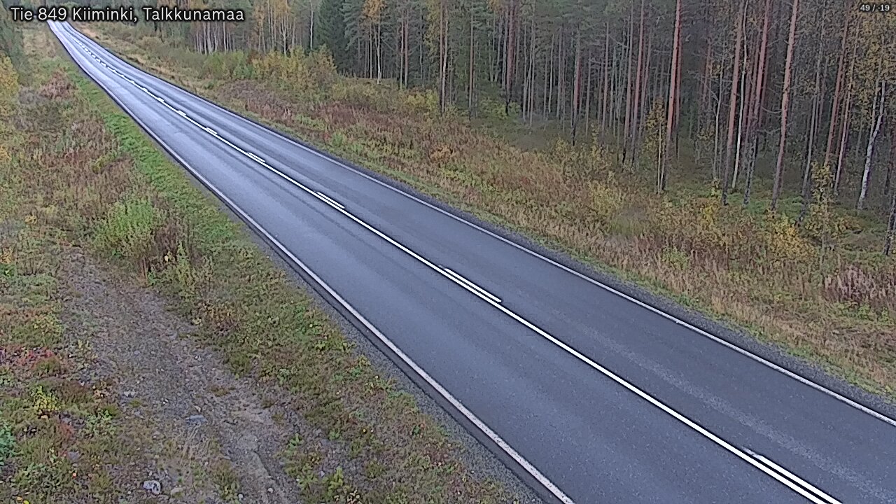 Kelikamerat Kuva Tie 849 Kiiminki, Talkkunamaa, Oulu, Pohjois-Pohjanmaa
