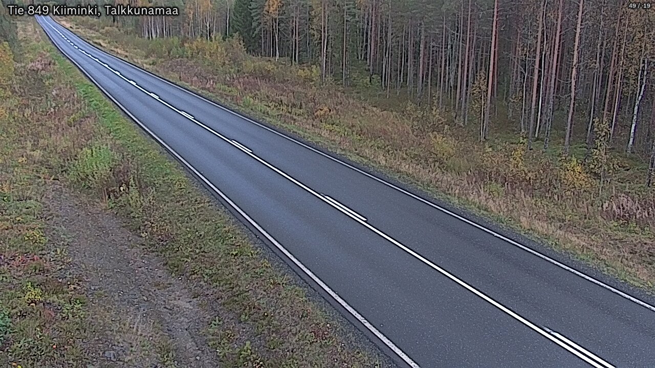 Kelikamerat Kuva Tie 849 Kiiminki, Talkkunamaa, Oulu, Pohjois-Pohjanmaa