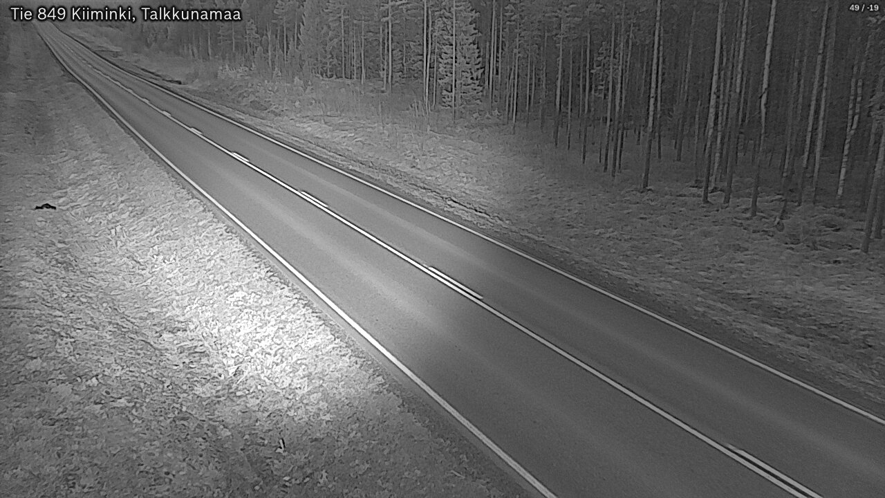 Kelikamerat Kuva Tie 849 Kiiminki, Talkkunamaa, Oulu, Pohjois-Pohjanmaa