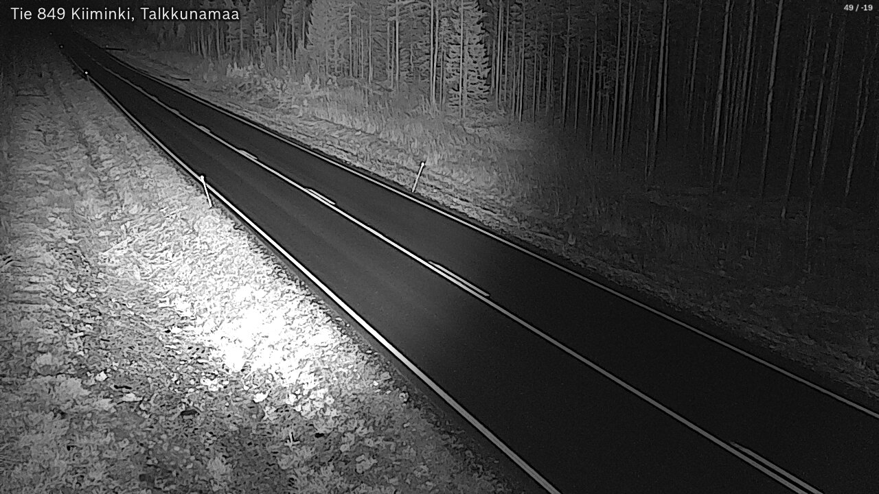 Kelikamerat Kuva Tie 849 Kiiminki, Talkkunamaa, Oulu, Pohjois-Pohjanmaa