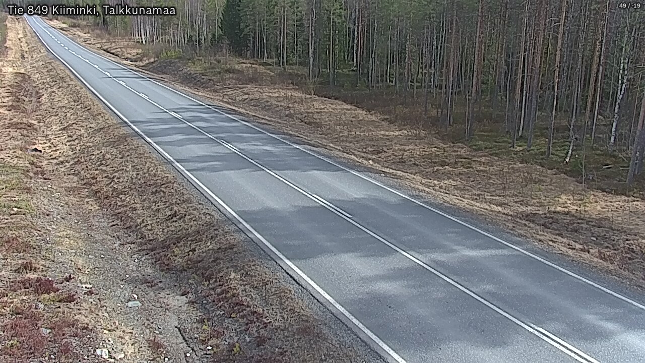 Kelikamerat Kuva Tie 849 Kiiminki, Talkkunamaa, Oulu, Pohjois-Pohjanmaa