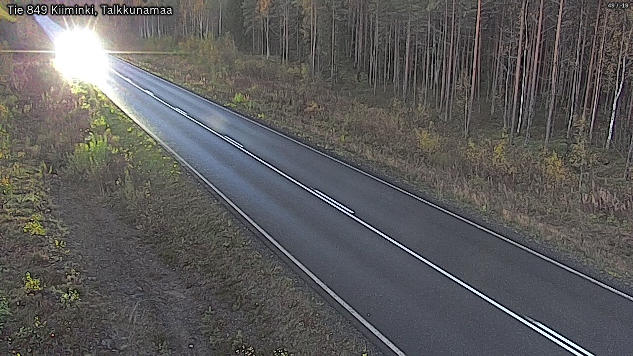 Kelikamerat Kuva Tie 849 Kiiminki, Talkkunamaa, Oulu, Pohjois-Pohjanmaa
