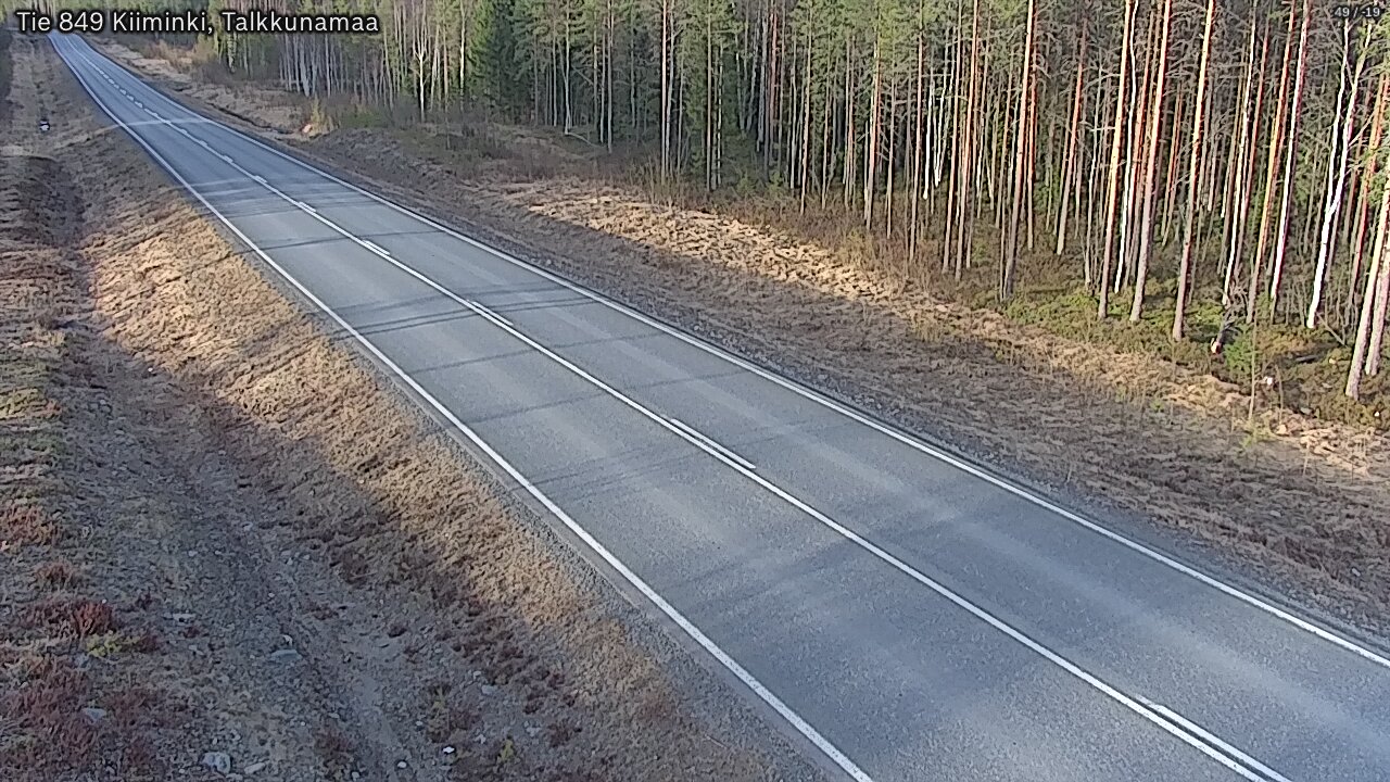 Kelikamerat Kuva Tie 849 Kiiminki, Talkkunamaa, Oulu, Pohjois-Pohjanmaa