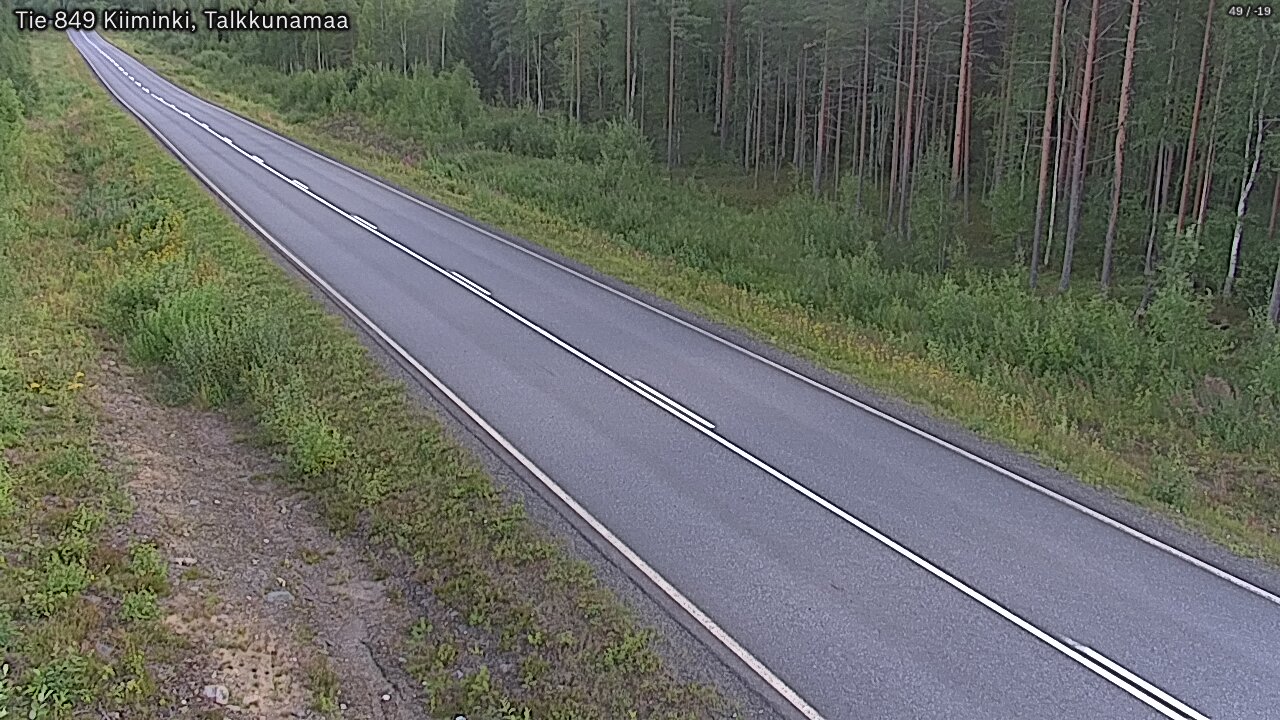 Kelikamerat Kuva Tie 849 Kiiminki, Talkkunamaa, Oulu, Pohjois-Pohjanmaa