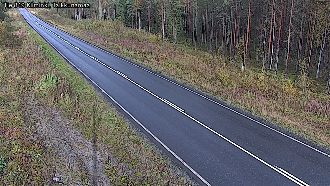 Kelikamerat Kuva Tie 849 Kiiminki, Talkkunamaa, Oulu, Pohjois-Pohjanmaa